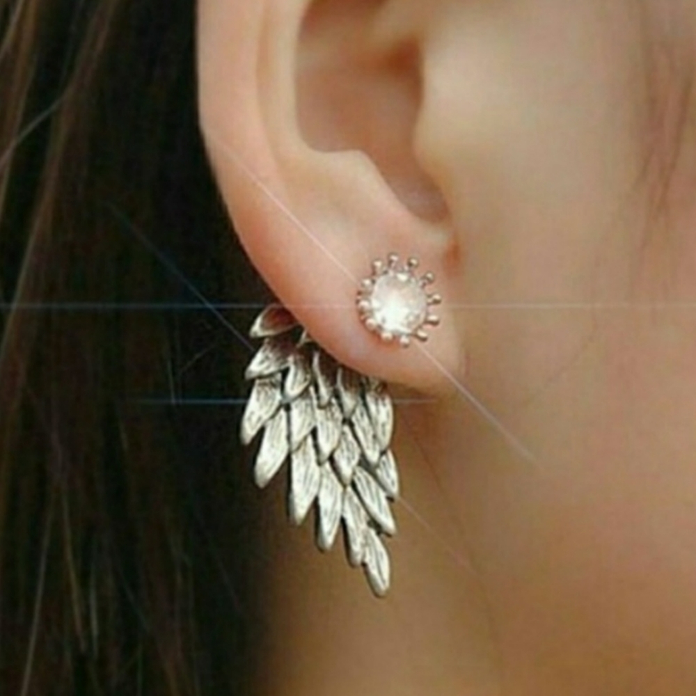 Women's earrings vintage appearance with cz